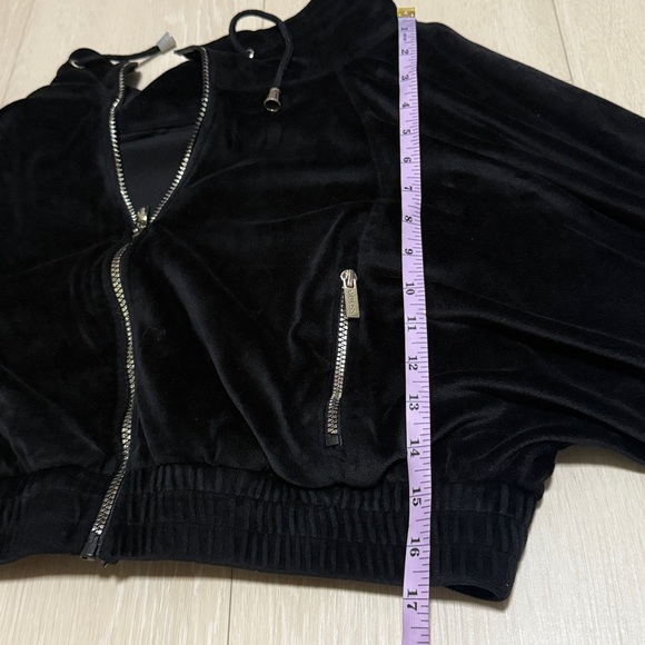 Guess Y2K Black Velour Jacket And Pants Tracksuit Set - Picture 7 of 15